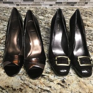 Two pair of dress shoes